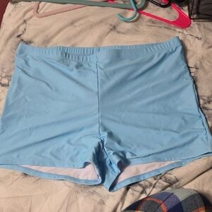 Sky Blue Women's Swim Shorts